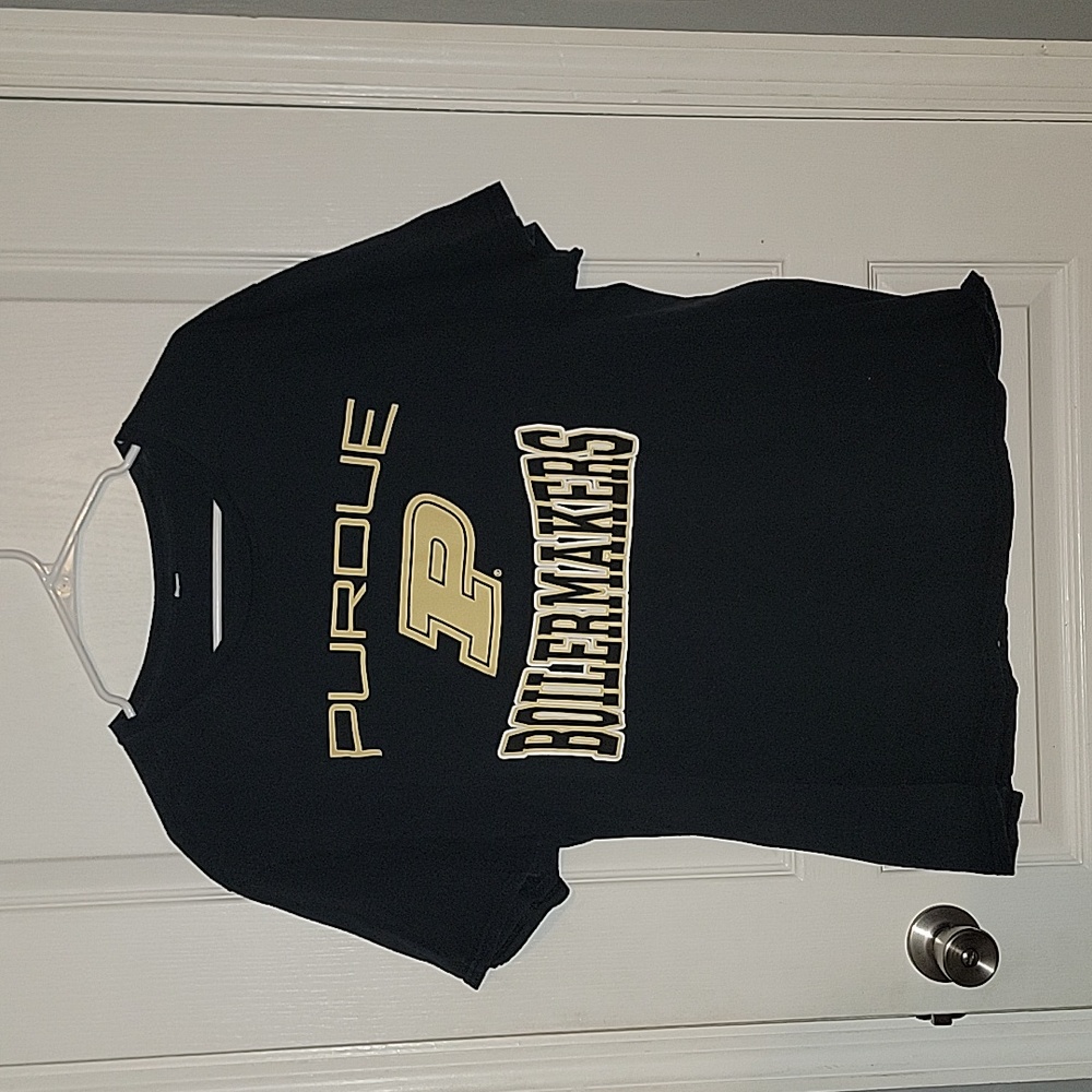 Purdue Boilermakers Women's XL Short Sleeve Black T-Shirt